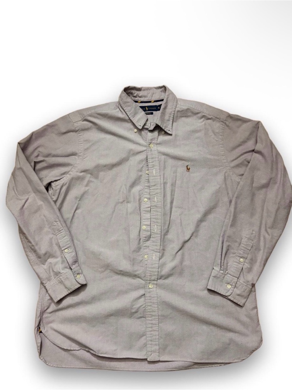 Ralph Lauren XL Lavender Purple Classic Fit Button Down Dress Shirt Mens